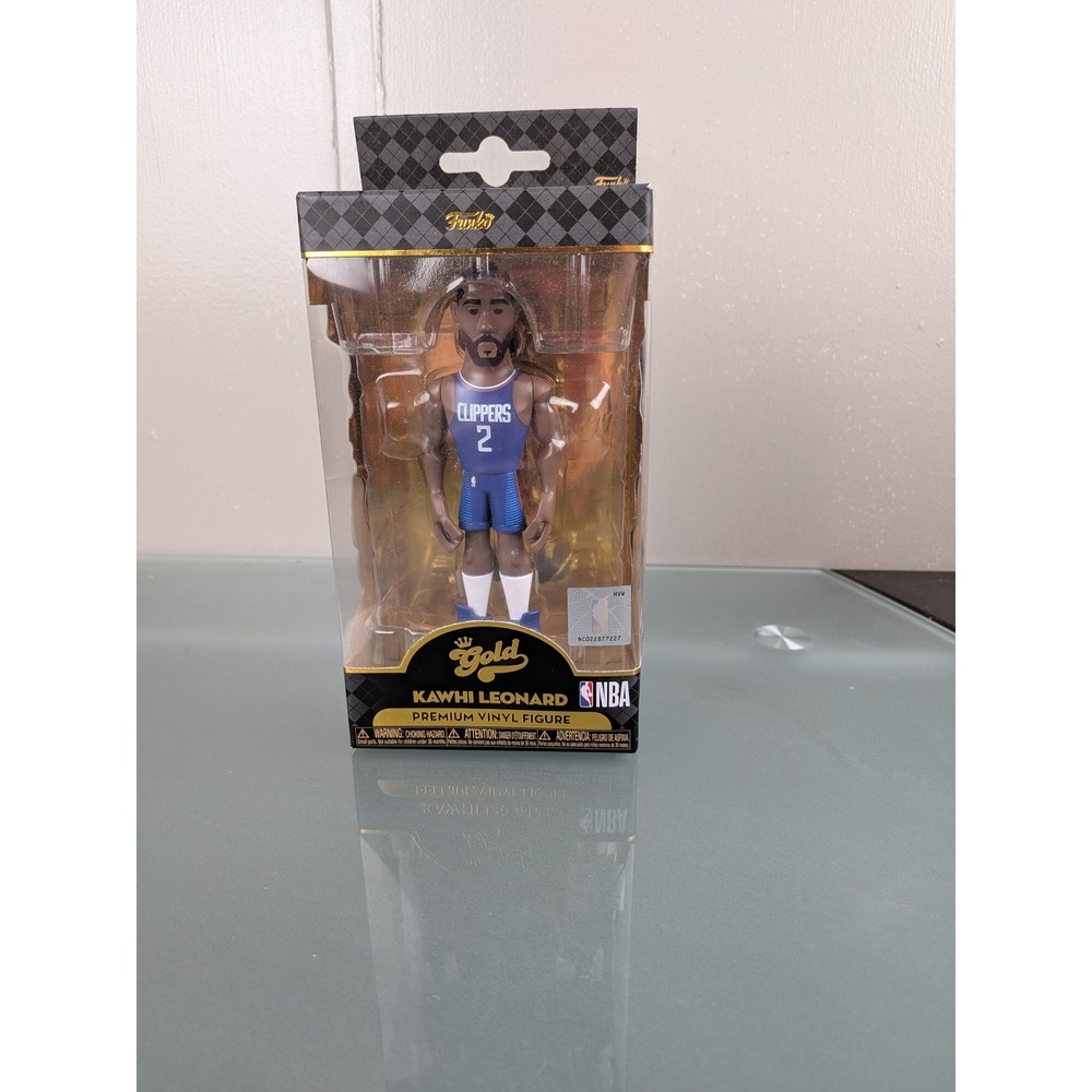 Funko Gold NBA Kawhi Leonard Los Angeles Clippers Premium Vinyl Figure 5 Inch